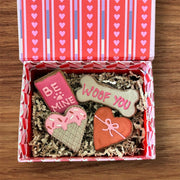 Mini Valentines Treat Box Dog Treat Buff Cake Barkery 